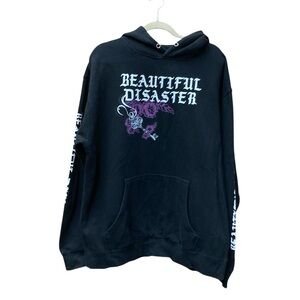 Beautiful disaster 1X womens hoodie